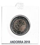 Andorra 2 Euro 2018 Mensen Rechten in Munthouder