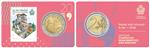 San Marino 2 Euro 2019 Coincard Nr. 4 met Postzegel