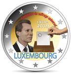 Luxemburg 2 Euro 2019 '100 Jaar Stemrecht' Gekleurd