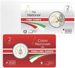 Italië 2 Euro 2020 de Brandweer Coincard