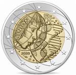 Frankrijk 2 Euro 2020 Medisch Onderzoek UNC