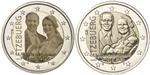 Luxemburg 2 Euro 2020 Prins Charles Foto + Reliëf Variant