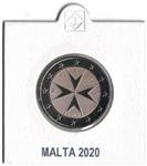 Malta 2 Euro 2020 Normaal met F in de ster