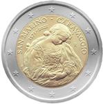 San Marino 2 Euro 2021 Caravaggio UNC