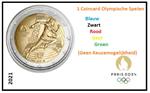 Frankrijk 2 Euro 2021 Olympische Spelen Coincard