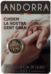Andorra 2 Euro 2021 'COVID-19 - Ouderenzorg'