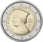 San Marino 2 Euro 2022 Piero della Francesca UNC
