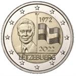 Luxemburg 2 Euro 2022 'Luxemburgse Vlag' + Muntteken