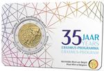 België 2 Euro 2022 'Erasmus' Coincard Nederlands