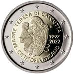 Vaticaan 2 Euro 2022 'Moeder Teresa' UNC