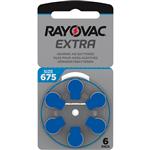 10x Rayovac Extra 675 hoortoestelbatterijen
