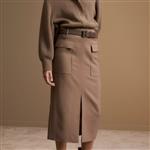 Windsor Rok 100% virgin - medium brown Maat: 36