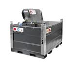 Dieseltank mobiel Fuel Box 3000 liter + 24v pomp