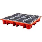 Lekbak 4 vaten kunststof