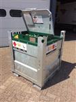 Dieseltank mobiel Fuel Box 950 liter gegalvaniseerd + 24v pomp