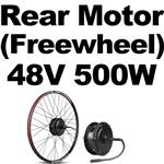 E-Bike Bafang Achterwiel 48V 500W Kit