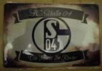 Schalke 04 metalen retro wandborden 20x30 cm