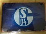 Schalke 04 8 retro metalen wandborden20x30 cm