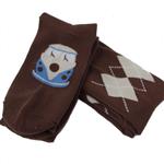 Warrior, Twin Pack VW Brown Argyle Socks.