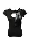 Katakomb, Molly Keyhole Top Black.