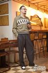 Motor Kulture Clothing, Diamond Pullover in Khaki.