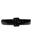Collectif, Sally Plain Belt in Black.