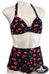 Aloha Beachwear, 50's Bikini Red Cherry in medium.