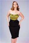 Dixiefried, Perfect Pencil Skirt in Black in Xlarge.