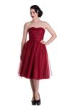 Hell Bunny, Tamara Party Dress in Red in medium.
