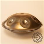 Convex handpan C#-Paradiso 432hz Ember Steel