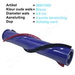 Turbowals turboborstel 4 punts aansluiting voor ronde dop geschikt voor Dyson V6 V7 V8 V10 sv11 sv10