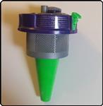 Dyson DC05 cycloon paars-groen gebruikt