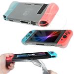 beschermende soft cover voor de Nintendo Switch - goede case met betere grip voorkomt ook kramp aan 