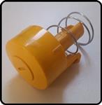Dyson DC08 DC08T aan-uit knop met veer geel gebruikt