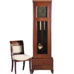 Antiek Varia / Staand horloge art deco ca. 1910 vierkante wijzerplaat en slinger -met garantie [No.6