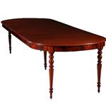 Antieke tafel / Franse Louis Philipe coulissetafel ca. 1845 ca. 12 personen (No.692454)