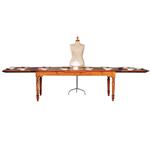 Kersenhouten eetkamertafel met  uittrekbladen tot 14 personen ca 1880 (No.953120)