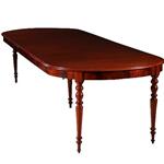 Antieke tafel / Franse Louis Philipe coulissetafel ca. 1845 ca. 12 personen (No.692454)