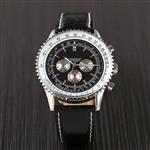 Automatisch mechanisch horloge voor heren - Multifunctioneel waterdicht polshorloge met zes naalden 