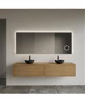 Onderkast Gliss Design Joa Castle Brown 200 CM 2 Laden Incl.Topplaat