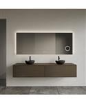 Onderkast Gliss Design Joa Charcoal 200 CM 2 Laden Incl.Topplaat