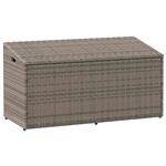 vidaXL Tuinbox 110x50x58 cm poly rattan grijs