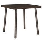 vidaXL Tuin salontafel rechthoekig 40x40x37 cm poly rattan bruin