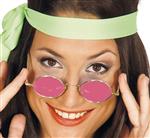 Hippie 60S Bril Roze 12,5cm