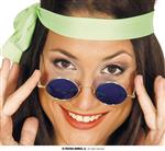 Hippie 60S Bril Blauw 12,5cm