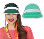 Neon 80S Zonneklep Groen 25cm