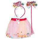 Happy Birthday Accessoireset 3 delig