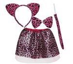 Luipaard Accessoireset Roze Meisje