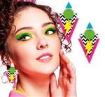 Neon 80S Oorbellen