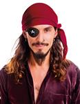 Piraat Hoofdband Bordeaux Rood